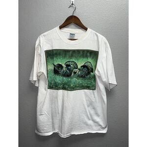 Vintage Turkey Shirt Turkeys Bird Animal Graphic Marathon Apparel 90s Hunt Large